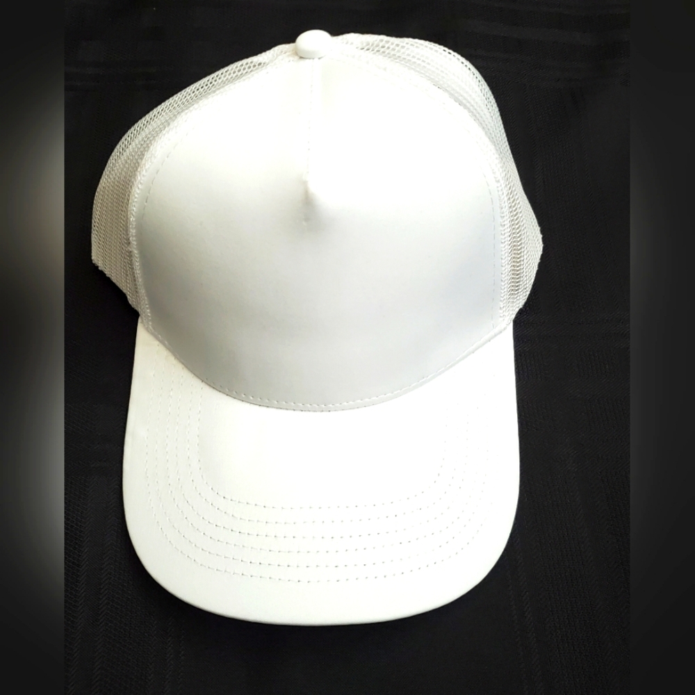 NEW Sport-Tek white baseball cap